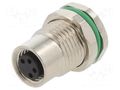 Connector: M8; female; PIN: 4; 3A; 30V; IP65,IP67; straight; socket DEGSON ELECTRONICS SM8-S52C-A4Z-0