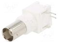 Connector: BNC; socket; female; angled 90°; 50Ω; THT; polypropylene AMPHENOL RF 031-5486-1010