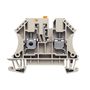 Test-disconnect terminal, Screw connection, 4 mm², 500 V, 32 A, Pivoting, Cross-disconnect: without, Integral test socket: No, TS 35, dark beige Weidmuller 7910180000 04008190576882