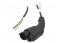 Cable: eMobility; 1x0.56mm2,3x2.1mm2; 250V; 4kW; IP44; 5m; 16A HARTING 8821504004440A1