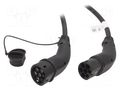Cable: eMobility; 1x0.5mm2,5x6mm2; 480V; 22kW; IP44; three-phase HARTING 08914090109A0