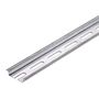 Terminal rail, with slot, Accessories, 35 x 7.5 x 1000 mm, Slit width: 5.20 mm, Slit length: 25.00 mm, Steel, galvanic zinc plated and passivated Weidmuller 7915060000 04032248296279