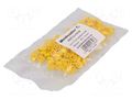 Markers; Marking: 4; 4÷10mm; PVC; yellow; -30÷80°C; leaded; CLI C WEIDMÜLLER WM-0251311514