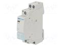 Contactor: 2-pole installation; 25A; 230VAC; NC + NO; ESC HAGER ESC227