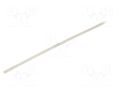 Insulating tube; silicone; natural; Øint: 1mm; Wall thick: 0.4mm SYNFLEX SIL-1X0.4-NA-200