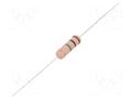 Resistor: metal oxide; THT; 1MΩ; 3W; ±5%; Ø0.75x33mm; Ø5x15mm; axial SR PASSIVES MOF3WS-1M
