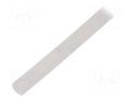 Insulating tube; silicone; natural; Øint: 6mm; Wall thick: 0.7mm SYNFLEX SIL-6X0.6-NA-100