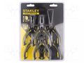 Kit: pliers; side,end,cutting,curved,flat,universal,elongated STANLEY STL-FMHT0-80541