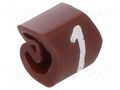 Markers; Marking: 1; 1.3÷3mm; PVC; brown; -30÷80°C; leaded; CLI C WEIDMÜLLER WM-0252111506