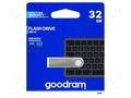 Pendrive; USB 2.0; 32GB; R: 20MB/s; W: 5MB/s; silver; USB A GOODRAM UUN2-0320S0R11