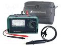 Meter: insulation resistance; LCD; R range: 170mΩ,10Ω,100Ω,1kΩ GOSSEN METRAWATT GM-M551P