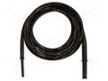 Test lead; black; 10m; Type: insulated; banana 4mm plug x2 GOSSEN METRAWATT GM-Z555O