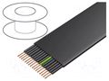 Wire; H07VVH6-F,PVC-Flach; 18G0.75mm2; unshielded; 450V,750V; Cu HELUKABEL PVC-FLACH-18G0.75