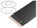 Wire; H05VVH6-F,PVC-Flach; 24G1mm2; unshielded; 300V,500V; Cu HELUKABEL PVC-FLACH-24G1