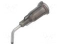 Needle: steel; 0.5"; Size: 16; bent at 45°; 1.2mm; one-time use FISNAR FIS-16K45
