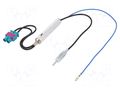 Cable; DIN plug,Fakra double socket; straight; Car brand: Audi PER.PIC. A9525D/2UNIV