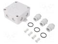 Enclosure: junction box; X: 94mm; Y: 94mm; Z: 45mm; duroplast; IP67 OBO BETTERMANN OBO-2001942