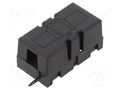 Fuse holder; 40mm; 200A; screw type; Leads: screw M5; black; 32VDC LITTELFUSE 0498900.TXN