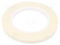 Tape: fixing; W: 9mm; L: 5.5m; Thk: 1mm; two-sided adhesive; white IPT 3502-9MM-5.5M