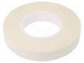 Tape: fixing; W: 25mm; L: 11m; Thk: 1mm; two-sided adhesive; white IPT 3502-25MM-11M
