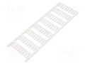 Markers; 3÷3.7mm; polyamide 66; white; -40÷100°C; leaded; SF WEIDMÜLLER WM-1919540000