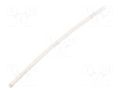 Insulating tube; silicone; white; Øint: 1mm; Wall thick: 0.4mm SYNFLEX SIL-1X0.4-WH-200