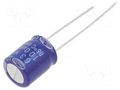 Capacitor: electrolytic; THT; 100uF; 63VDC; Ø10x12.5mm; ±20%; 2000h SAMWHA SD1J107M1012MPA