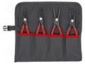 Tools set: pliers; for circlip; 4pcs. KNIPEX KNP.001957V01