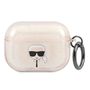 Karl Lagerfeld Glitter Karl&#39;s Head Case for AirPods Pro - Gold, Karl Lagerfeld 3666339030353 3666339030353