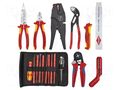 Kit: general purpose; for electricians; case; 25pcs. KNIPEX KNP.002135