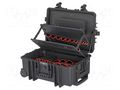 Case; tool case; with wheels; 609x263x428mm KNIPEX KNP.002137LE