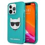 Karl Lagerfeld KLHCP13LCHTRB iPhone 13 Pro / 13 6,1" niebieski/blue hardcase Glitter Choupette Fluo, Karl Lagerfeld 3666339027797 3666339027797