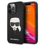 Karl Lagerfeld KLHCP13LSAKHBK iPhone 13 Pro / 13 6,1" czarny/black hardcase Saffiano Ikonik Karl`s Head, Karl Lagerfeld 3666339027636 3666339027636