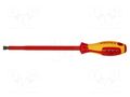 Screwdriver; insulated; slot; 10x1.6mm; Blade length: 200mm; 1kVAC KNIPEX KNP.982010