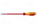 Screwdriver: insulated; slot; 4.5x0.8mm; Blade length: 180mm KNIPEX KNP.982145