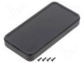 Enclosure: multipurpose; X: 45mm; Y: 90mm; Z: 12mm; CS; ABS; black TAKACHI TKC-CS90N-B