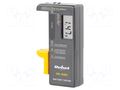 Tester: battery; 110x60x25mm; Features: low battery indicator Rebel RB-168D