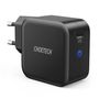 Choetech GaN USB Type C wall charger 61W Power Delivery black (Q6006), Choetech 6971824975536 6971824975536