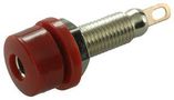 TEST JACK, COMBINATION INSULATED, RED SPC15338