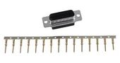 D SUB CONNECTOR, STANDARD, 15 POSITION, PLUG SPC15350