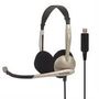 Double Sided Comm Headset USB, Noise Cancelling Microphone CS100 USB