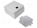 Enclosure: wall mounting; X: 150mm; Y: 150mm; Z: 80mm; E-BOX KX; IP66 RITTAL RITTAL-1551000