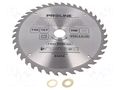 Circular saw; Ø: 250mm; Teeth: 40; cemented carbide; hardened; wood PROLINE PRE-84254
