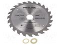 Circular saw; Ø: 200mm; Teeth: 24; cemented carbide; hardened; wood PROLINE PRE-84202
