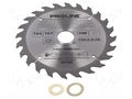 Circular saw; Ø: 184mm; Øhole: 30mm; Teeth: 24; cemented carbide PROLINE PRE-84182