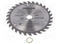 Circular saw; Ø: 160mm; Teeth: 30; cemented carbide; hardened; wood PROLINE PRE-84163