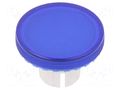 Actuator lens; 22mm; 61; blue,transparent; plastic EAO 61-9642.6