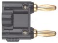 Connector: 4mm banana; stackable safety shunt; 15A; 33VAC; 70VDC POMONA POM-4892-0