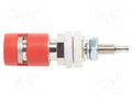Laboratory clamp; red; 15A; 1.2kV; max.115°C POMONA POM-4995-2