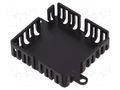 Heatsink: extruded; TO220; black; L: 44mm; W: 44mm; H: 1.5mm; anodized Advanced Thermal Solutions ATS-PCBT1098